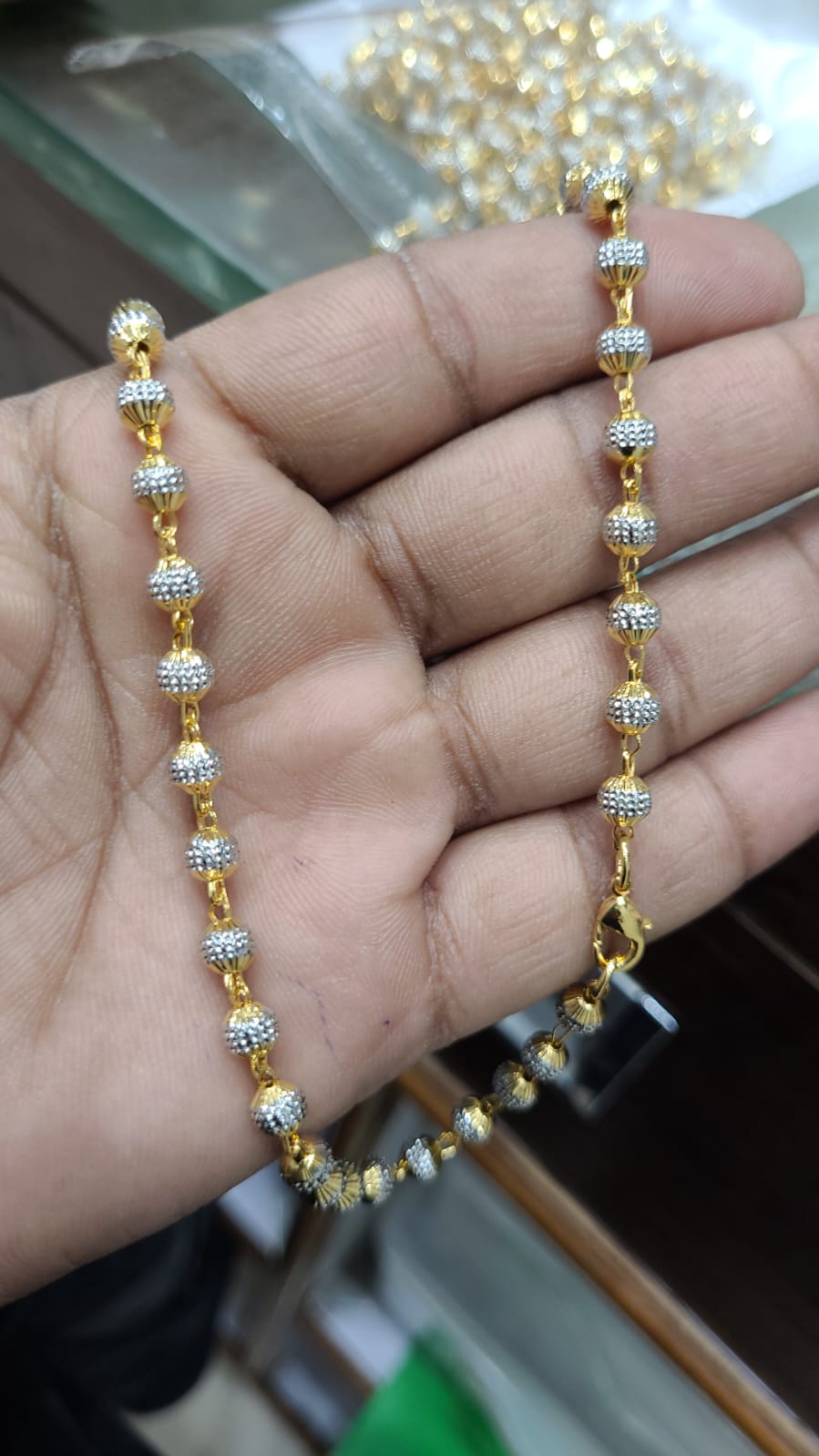 Gemzlane designer Chain Matar Mala Necklace