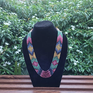 Precious Multi gemstones 7strands Necklace