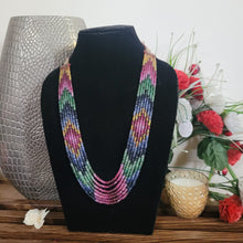 Load image into Gallery viewer, Precious Multi gemstones 7strands Necklace