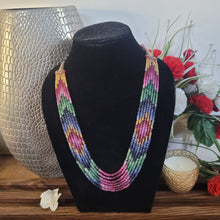 Load image into Gallery viewer, Precious Multi gemstones 7strands Necklace
