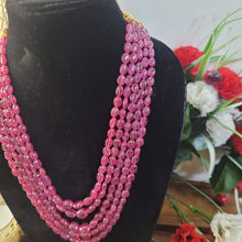Load image into Gallery viewer, Natural Ruby maniya  ovals precious Necklace