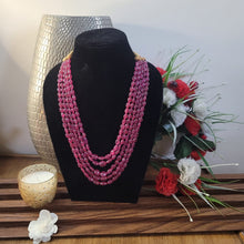 Load image into Gallery viewer, Natural Ruby maniya  ovals precious Necklace