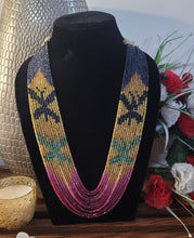 Load image into Gallery viewer, Precious Multi gemstones 13 strands Necklace with certificate