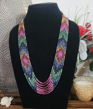 Load image into Gallery viewer, Precious Multi gemstones 7strands Necklace