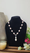 Load image into Gallery viewer, Designer Peach Pearl Beaded Necklace