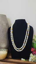 Load image into Gallery viewer, Lime stone Pearl Beaded Necklace