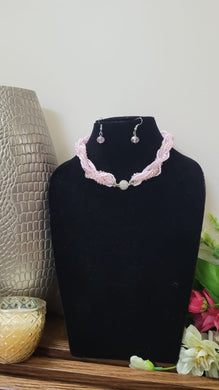 Pink Beaded Necklace for girls