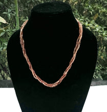 Load image into Gallery viewer, Hessonite Gemstone Necklace