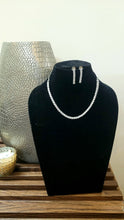 Load image into Gallery viewer, Solitaire White Diamond Necklace set