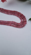 Load image into Gallery viewer, Precious Pink Ruby Triple line necklace
