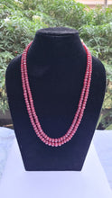 Load image into Gallery viewer, Precious Ruby 546 cts Double line necklace