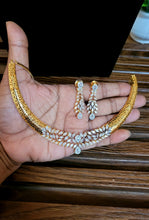 Load image into Gallery viewer, Hasli Zirconia Diamond Necklace set