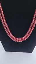 Load image into Gallery viewer, Precious Ruby 546 cts Double line necklace