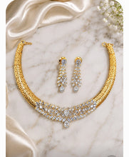 Load image into Gallery viewer, Hasli Zirconia Diamond Necklace set