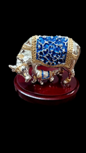 Load image into Gallery viewer, Cow with Calf Statue/999 Pure Silver and 22Ct Gold Foiled