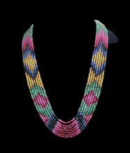 Load image into Gallery viewer, Precious Multi gemstones 7strands Necklace