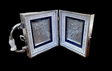 Load image into Gallery viewer, Ram Darbar and Hanuman  Pocket Folder Temple for Pooja Room  /999 Pure Silver Foiled