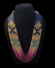 Load image into Gallery viewer, Precious Multi gemstones 13 strands Necklace with certificate