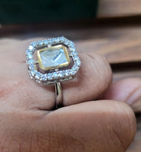Load image into Gallery viewer, Polki Diamond Adjustable Ring