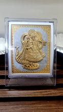 Load image into Gallery viewer, Radha krishna Photo Frame for Pooja Room  /22ct Gold Foiled