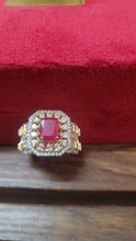 Load image into Gallery viewer, Ruby glow finger Ring