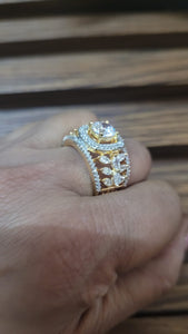 Aakarshi cz adjustable Ring