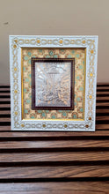 Load image into Gallery viewer, Laxmi Ganesh ji Photo Frame for Pooja Room  /Pure 925 Silver Foiled