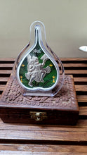 Load image into Gallery viewer, Lord Hanuman Paan frame for Pooja Room/999 Silver Foiled