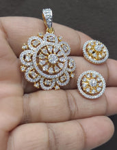 Load image into Gallery viewer, Nakshatra Diamond Pendant Necklace Set