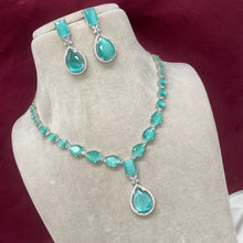 Load image into Gallery viewer, Deepika American Diamond Necklace set
