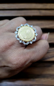 Ginni spark cz adjustable Ring