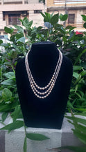 Load image into Gallery viewer, Layered multicolor Real Pearls necklace