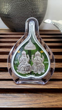 Load image into Gallery viewer, Lakshmi Ganesh Paan frame for Pooja Room/999 Silver Foiled