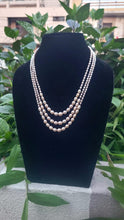 Load image into Gallery viewer, Layered multicolor Real Pearls necklace