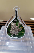 Load image into Gallery viewer, Lord Hanuman Paan frame for Pooja Room/999 Silver Foiled