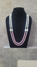 Load image into Gallery viewer, Lavender Pearl beaded Necklace