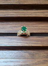 Load image into Gallery viewer, Ishika Green adjustable Ring