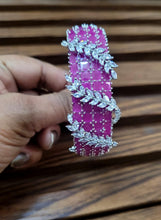 Load image into Gallery viewer, Gemzlane Mesmerizing  CZ Rosegold Bangles (Copy)