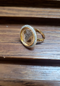 Ginni Grace cz adjustable Ring