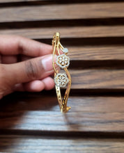 Load image into Gallery viewer, Gemzlane Mesmerizing  CZ Rosegold Bangles (Copy)