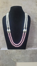 Load image into Gallery viewer, Lavender Pearl beaded Necklace
