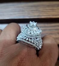 Load image into Gallery viewer, Ananya  cz Silver plated Ring