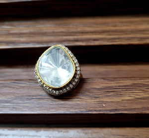 Hoor Polki Ring