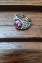 Load image into Gallery viewer, Ruby Magic cz adjustable Ring