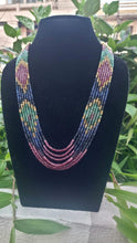 Load image into Gallery viewer, Precious Multicolour gemstones Necklace