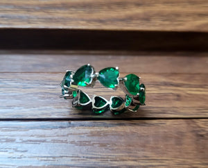 Green Heart Ring