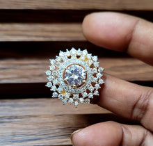 Load image into Gallery viewer, Ritvika cz Adjustable Ring