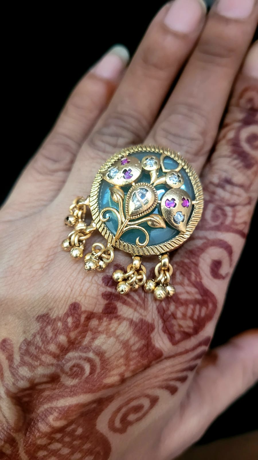 Heritage gold adjustable Ring