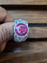 Load image into Gallery viewer, Ruby Magic cz adjustable Ring