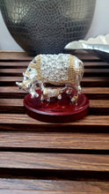 Load image into Gallery viewer, Cow with calf Statue/999 Pure Silver and 22 CT Gold Foiled